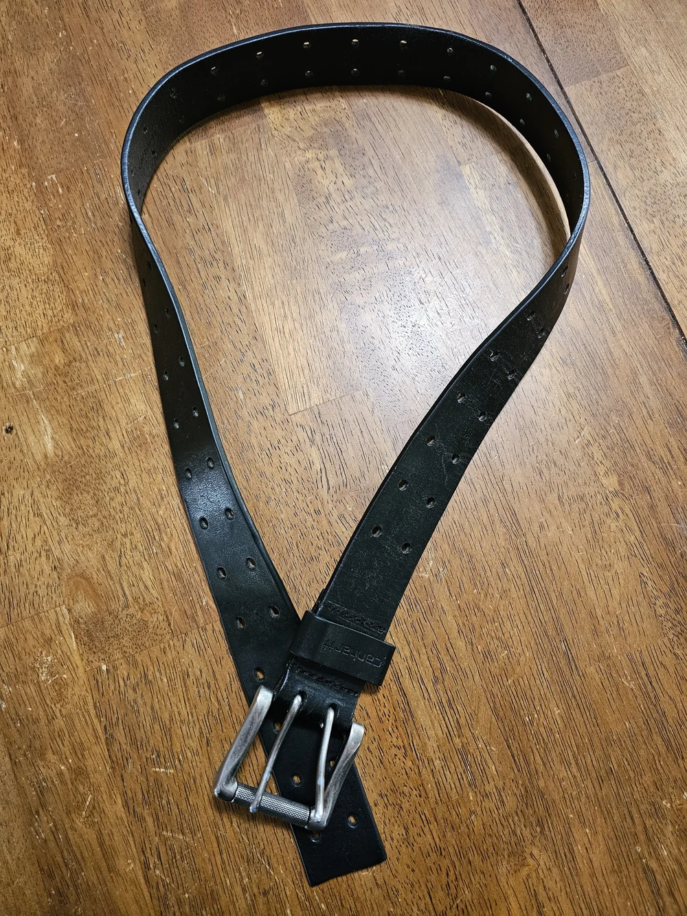 Carhartt Black Leather Belt Super Adjustable